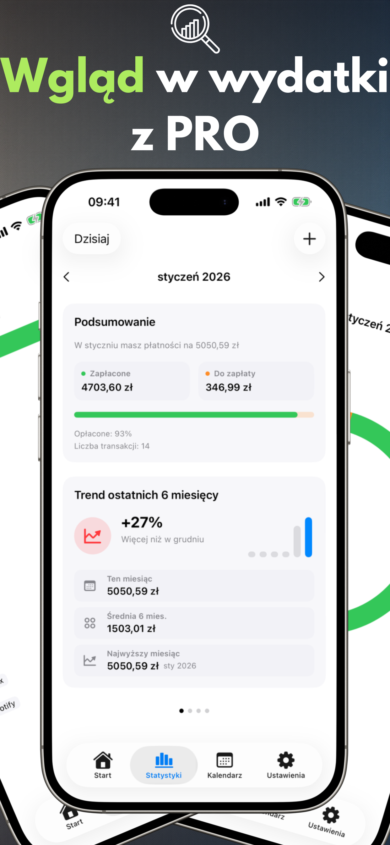 Wgląd w wydatki z PRO
